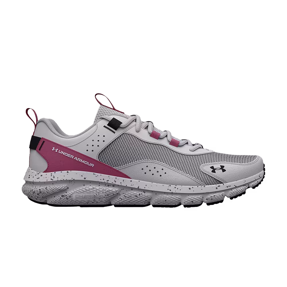 Under Armour Women's Charged Verssert Grey Pace Pink
