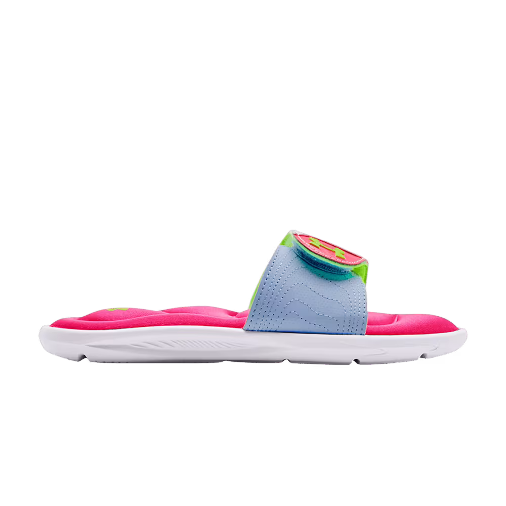 Under Armour Ignite 9 Slide GS White Penta Pink