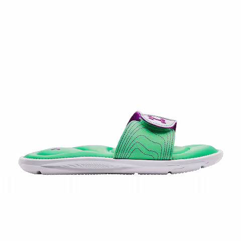 Under Armour Ignite 9 Slide GS 'White Antifreeze'