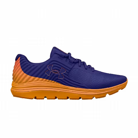 Under Armour Outhustle Printed GS 'Bauhaus Blue Orange Shock'