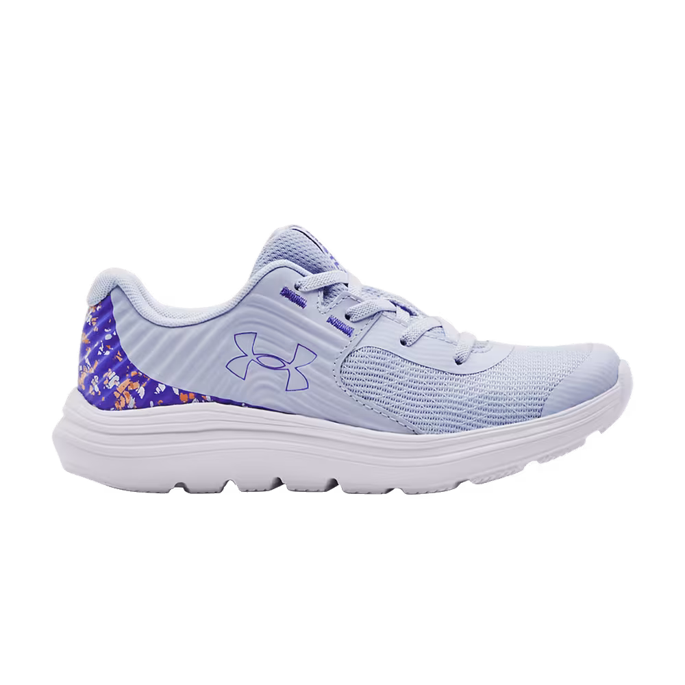 Under Armour Outhustle Print PS Oxford Blue Brilliant Violet