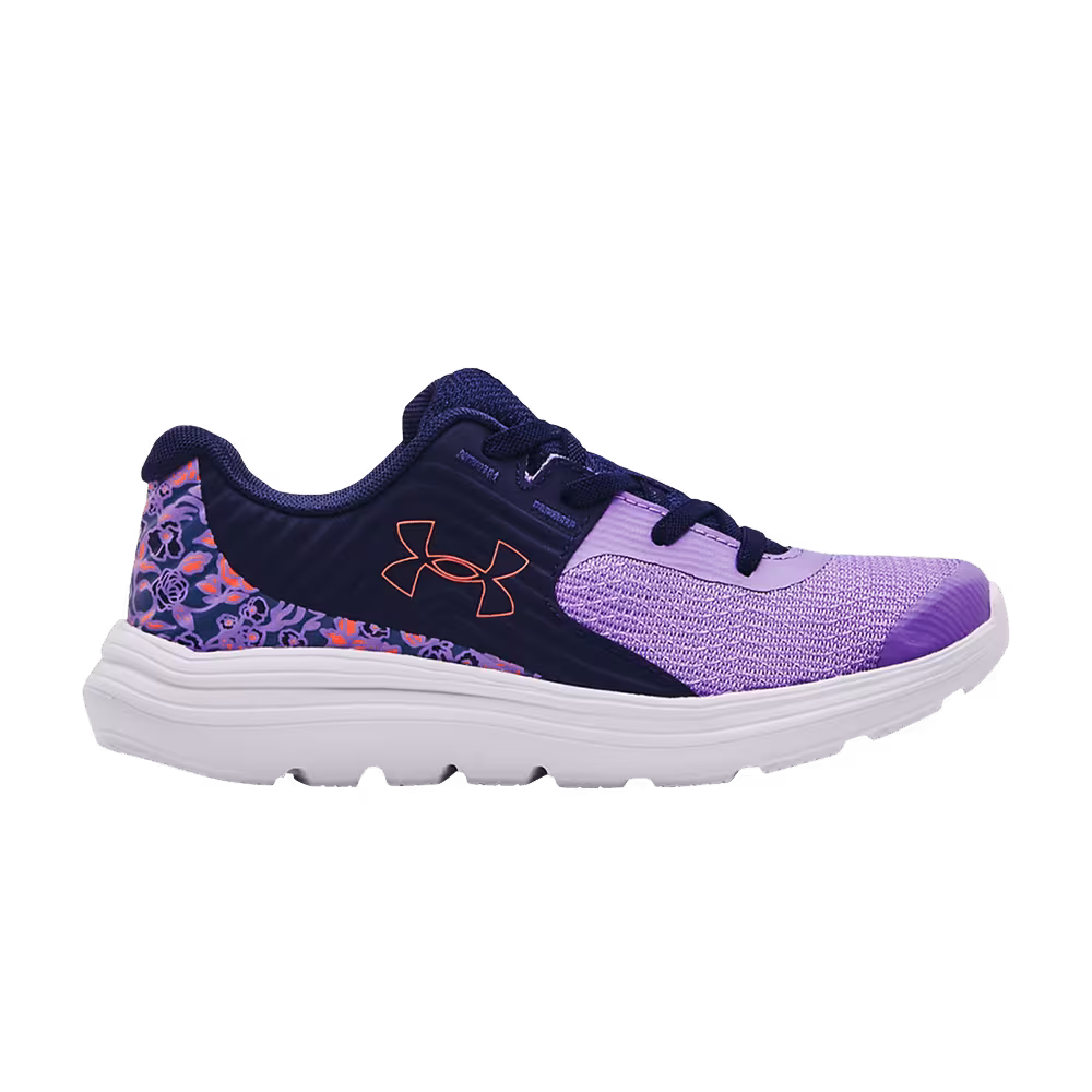 Under Armour Outhustle Print PS Vivid Lilac Midnight Navy
