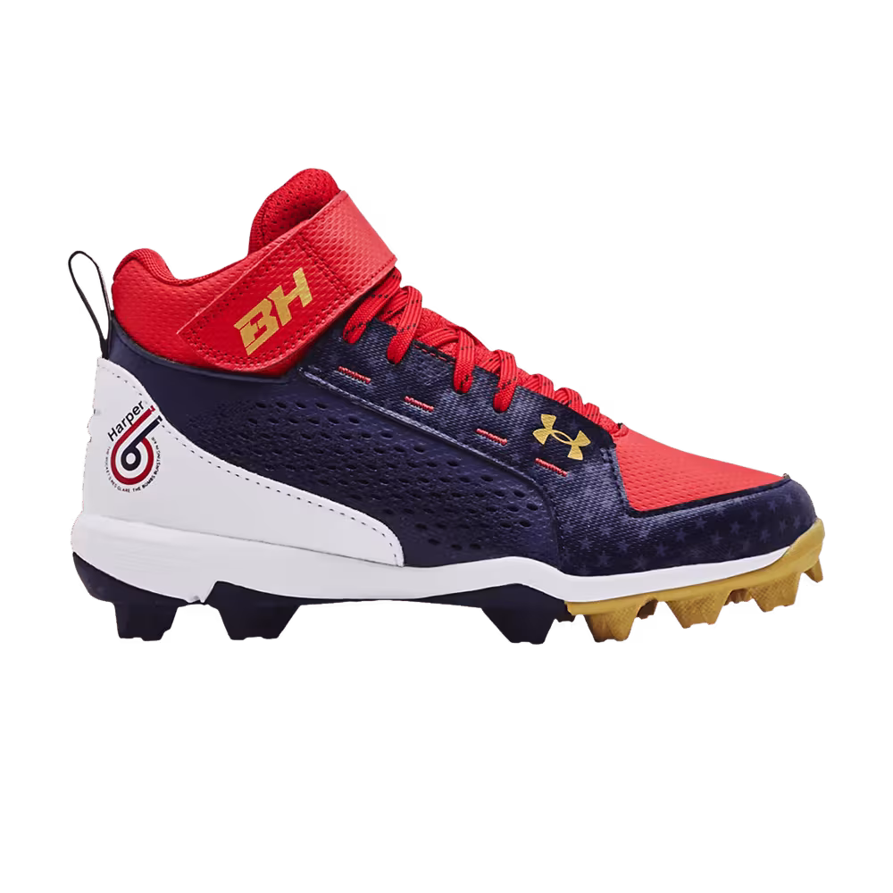 Under Armour Harper 6 Mid RM LE GS White Midnight Navy