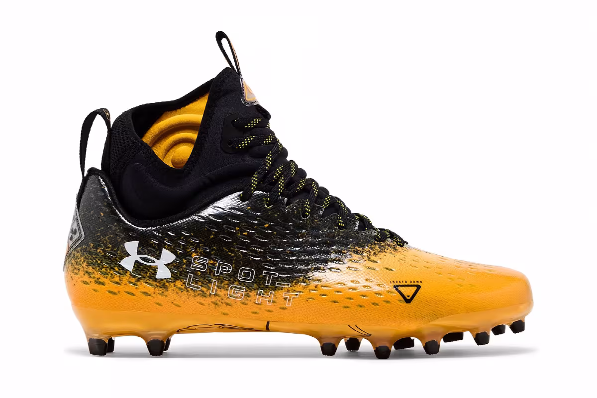 Under Armour Spotlight Lux MC 2.0 Black Steeltown Gold, view 2