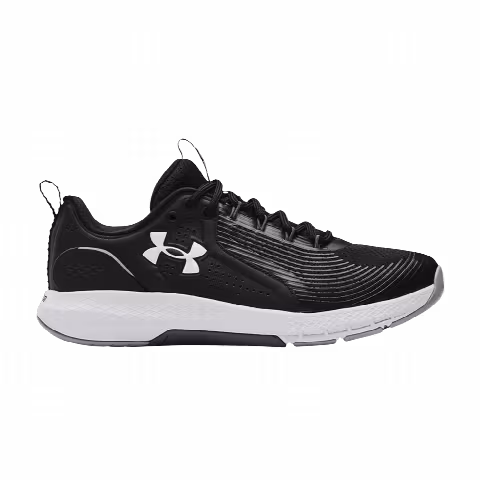 Under Armour Charged Commit 3 4E Wide 'Black White'