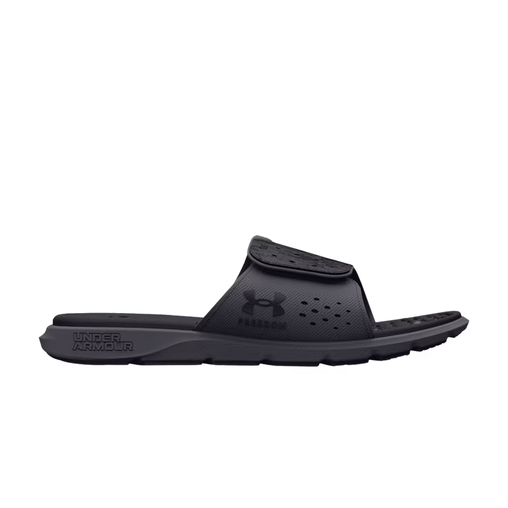 Under Armour Women's Ignite 7 Freedom Slide Pitch Grey Camo