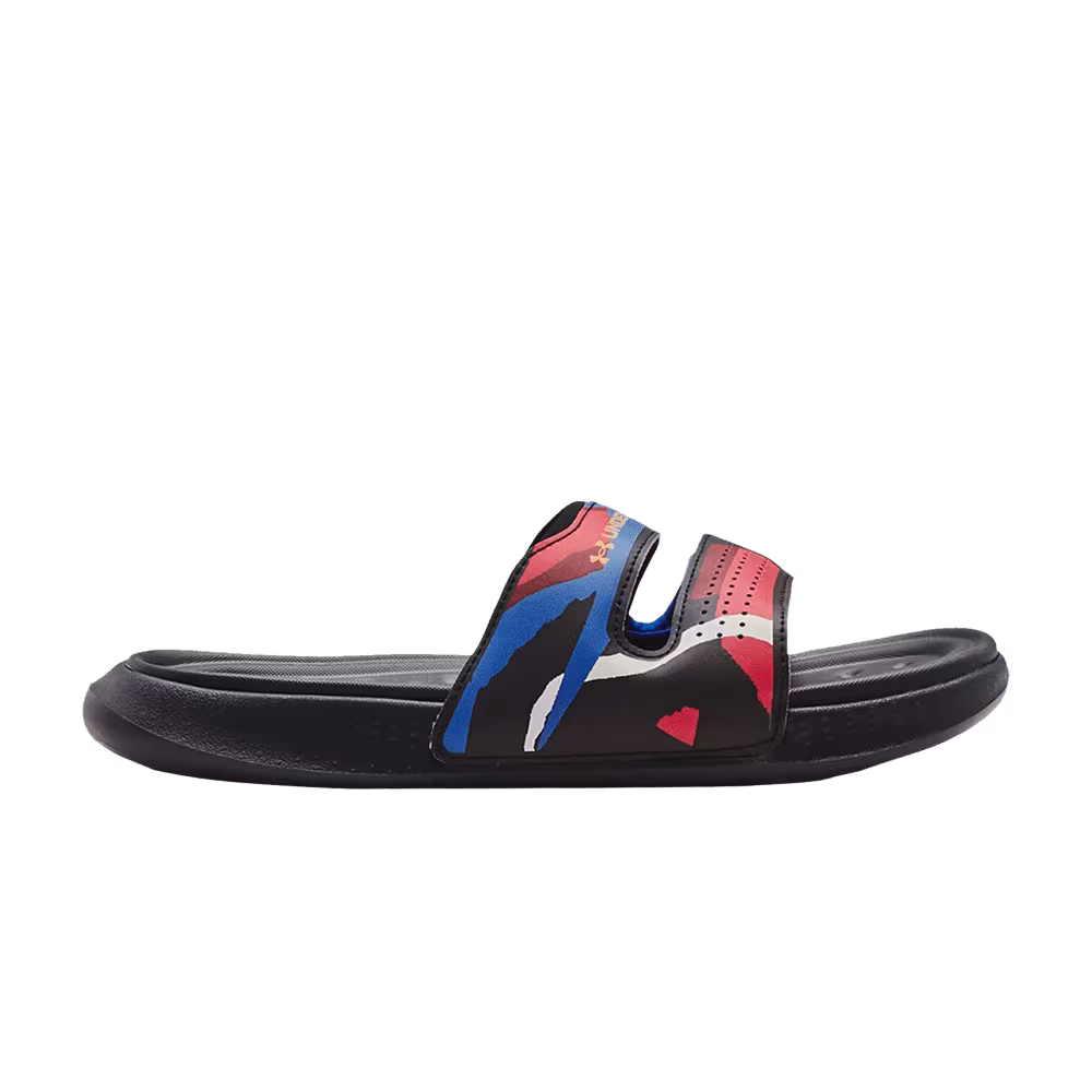 Under Armour Women's Ansa Studio Slide Graphic - Black Beta