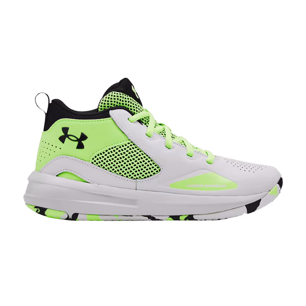 Under Armour Lockdown 5 GS Halo Grey Quirky Lime