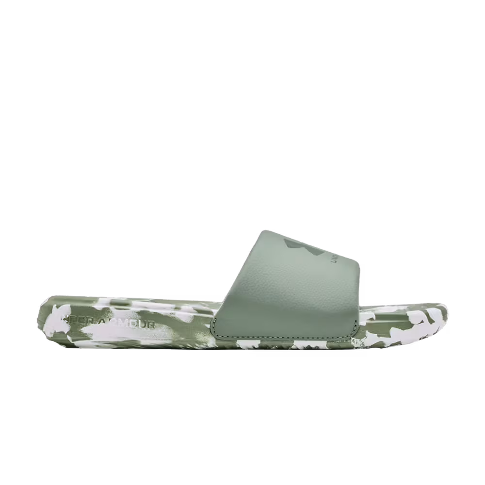 Under Armour Women's Ansa Regrind Slide Silica Green Camo