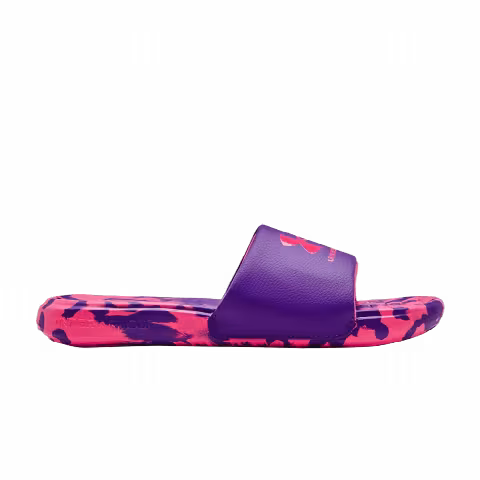 Under Armour Ansa Regrind Slide GS 'Purple Zest Camo'