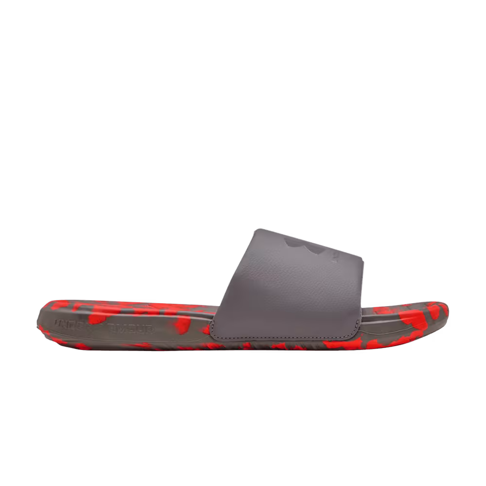 Under Armour Ansa Regrind Slide Concrete Phoenix Fire Camo