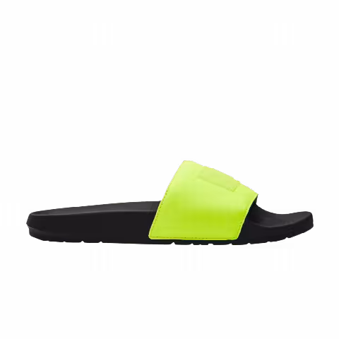 Under Armour Core Remix Neon Slide 'Black High-Vis Yellow'