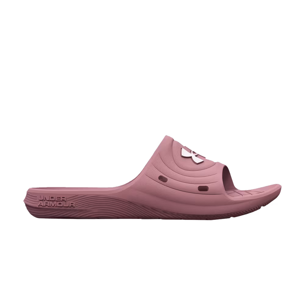 Under Armour Women's Locker 4 Slide Pink Elixir
