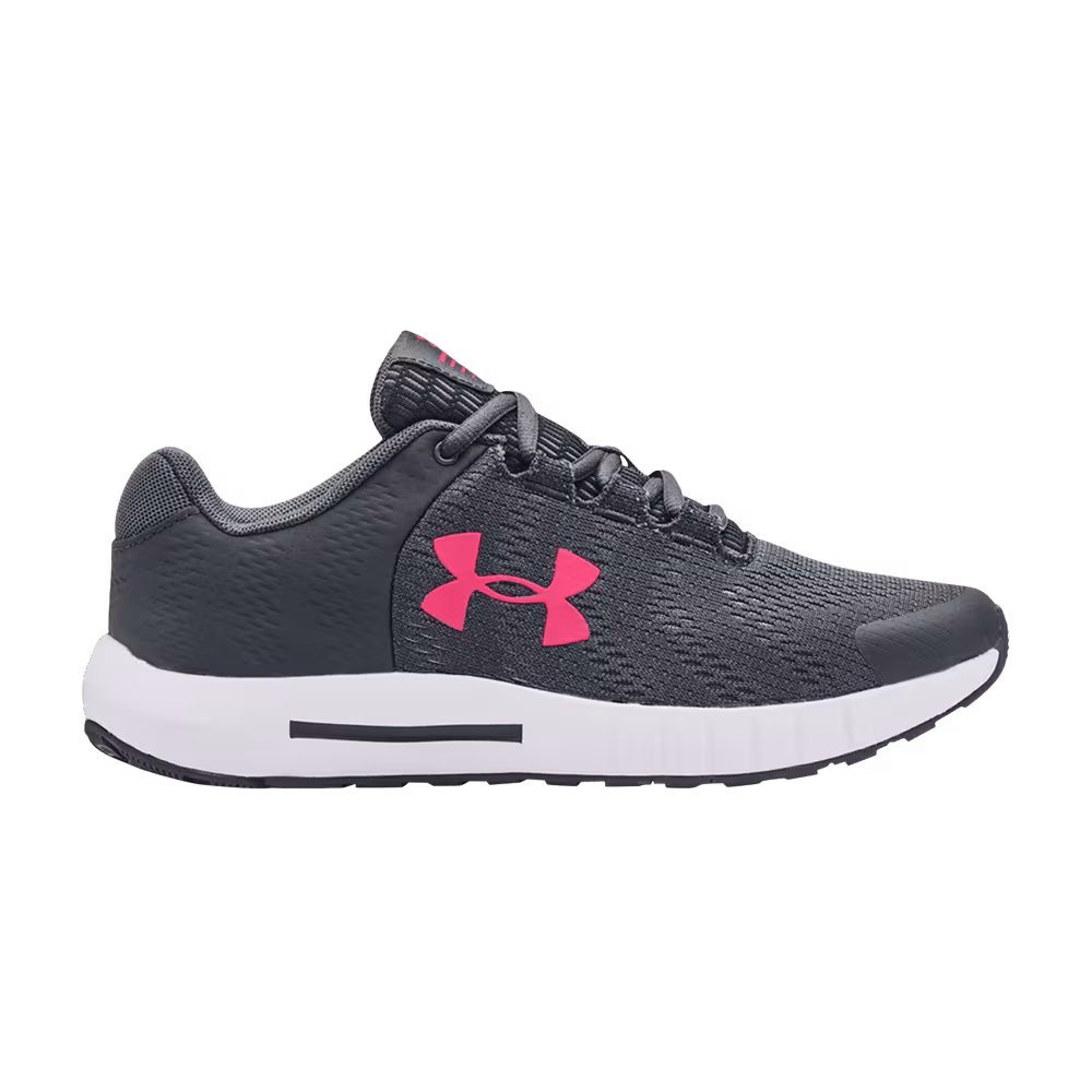 Under Armour Micro G Pursuit GS Pitch Grey White