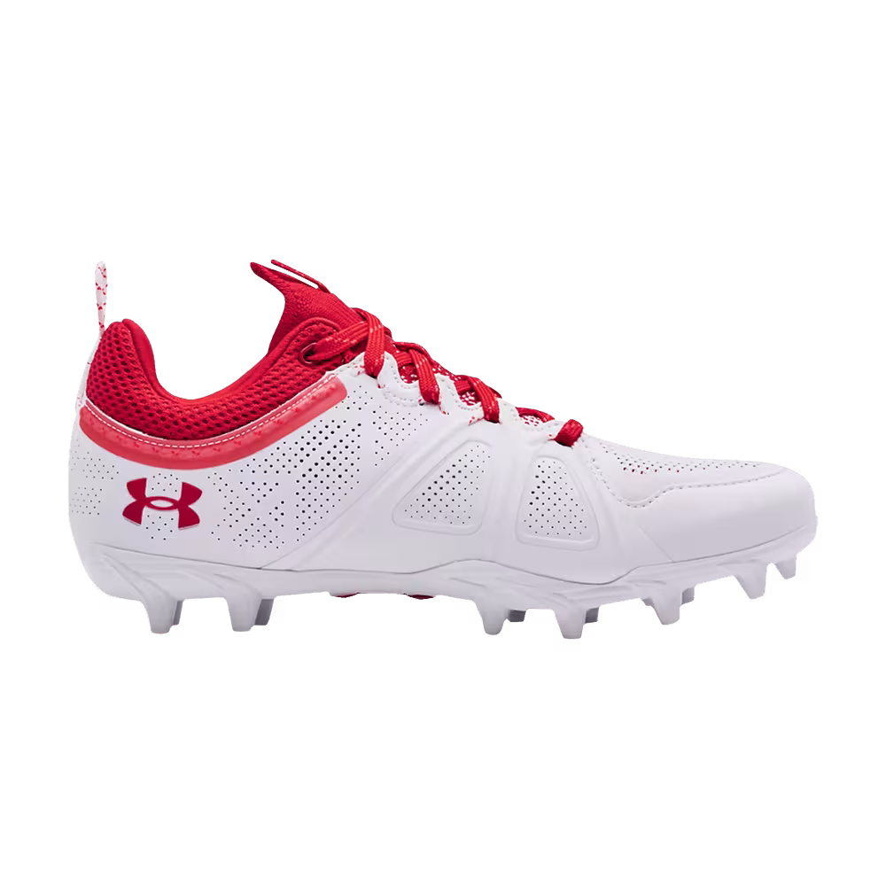 Under Armour Women's Glory MC Lacrosse White Red