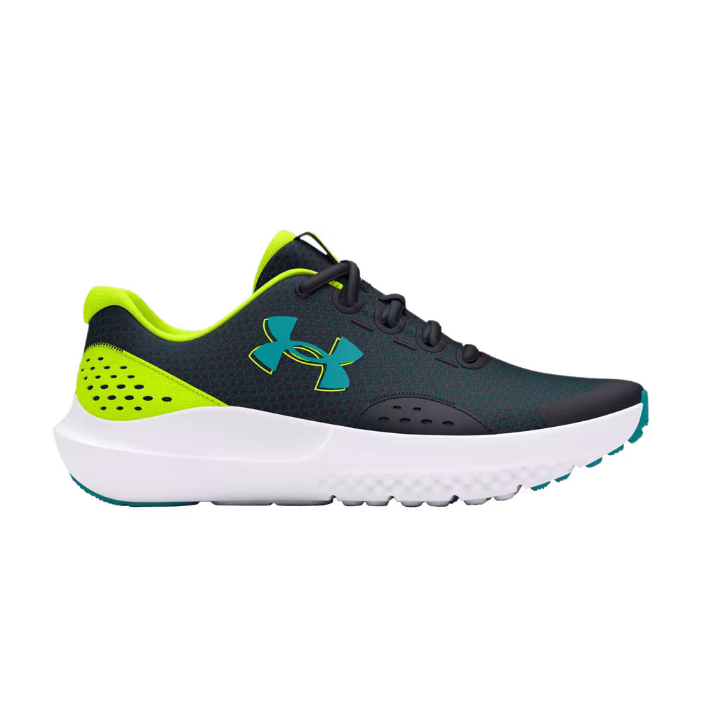 Under Armour Surge 4 GS Black High Vis Yellow