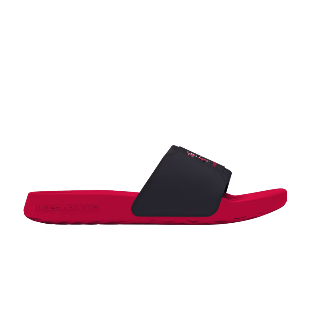 Under Armour Ignite Select Graphic Logo Slide Red Black