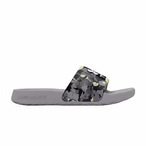 Under Armour Ignite Select Slide GS 'Graphic - Mod Grey Retro Green'
