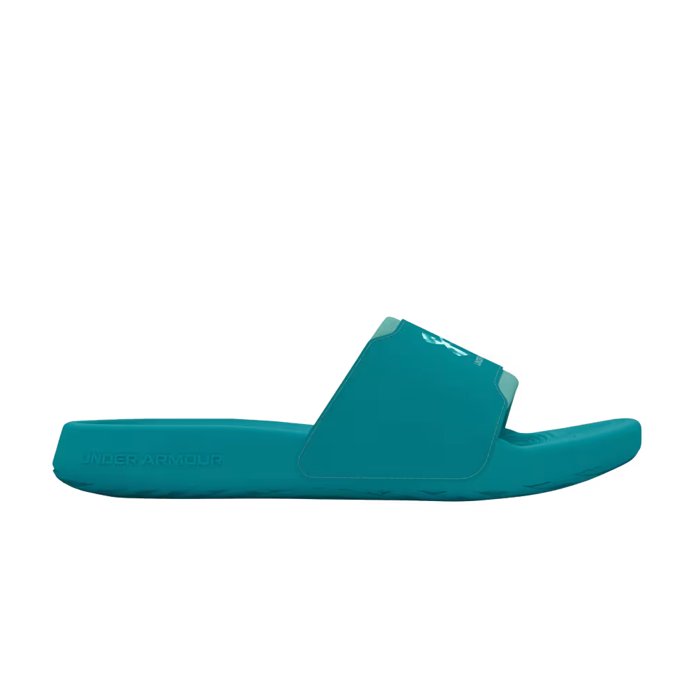 Under Armour Women's Ignite Select Graphic Logo Slide Circuit Teal