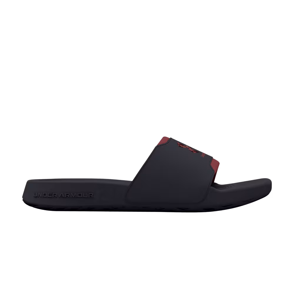 Under Armour Ignite Select Graphic Logo Slide Black Cinna Red