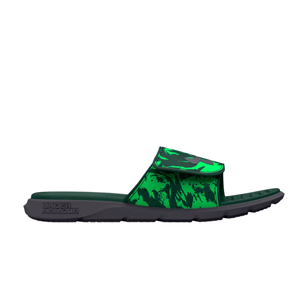 Under Armour Ignite Pro Graphic Strap Slide Green Camo