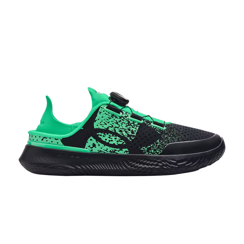 Under Armour SlipSpeed Printed GS Black Vapor Green