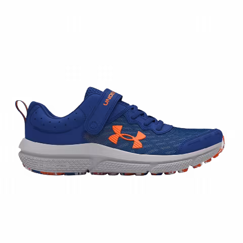 Under Armour Assert 10 AC PS Wide 'Tech Blue Orange Blast'