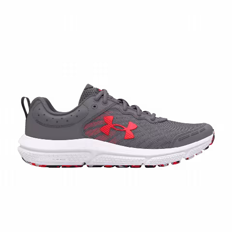 Under Armour Assert 10 AC GS 'Titan Grey Racer Red'
