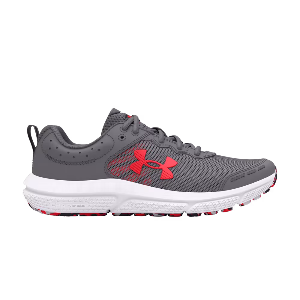 Under Armour Assert 10 AC GS Titan Grey Racer Red