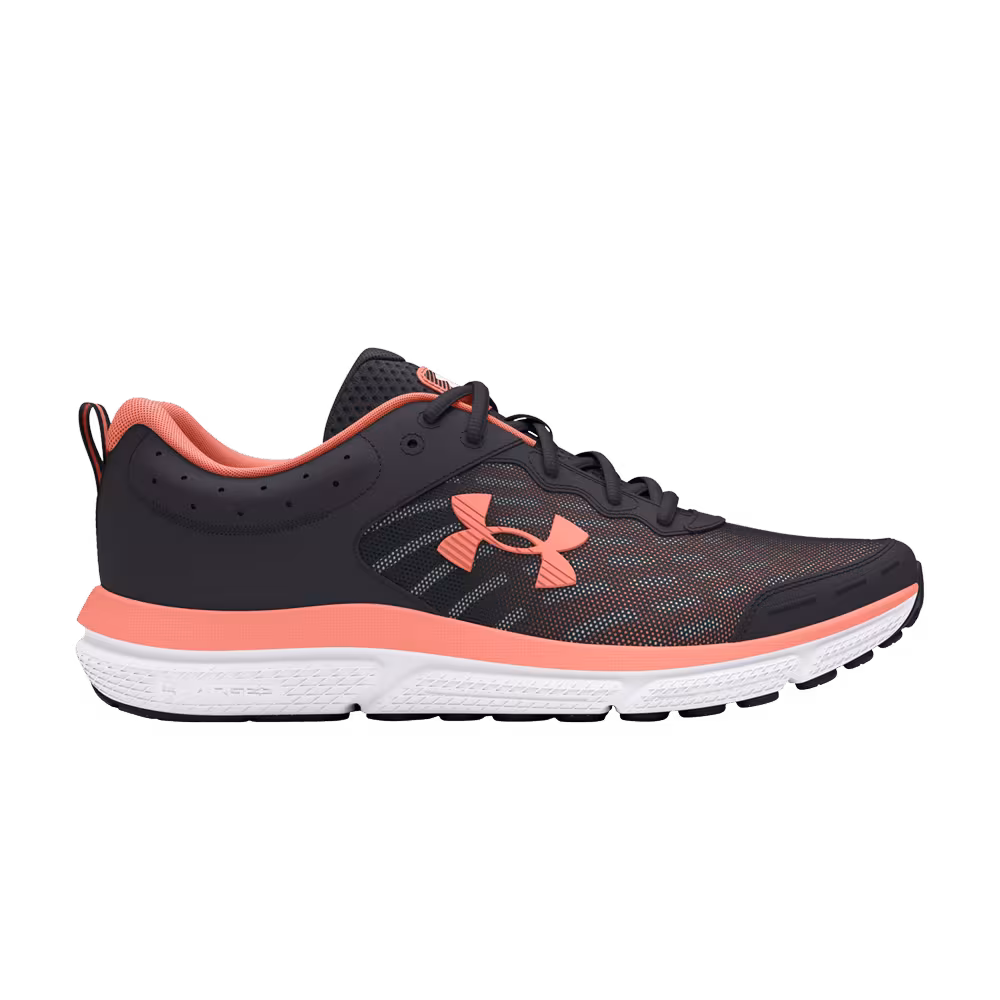 Under Armour Women's Charged Assert 10 Anthracite Flare Orange