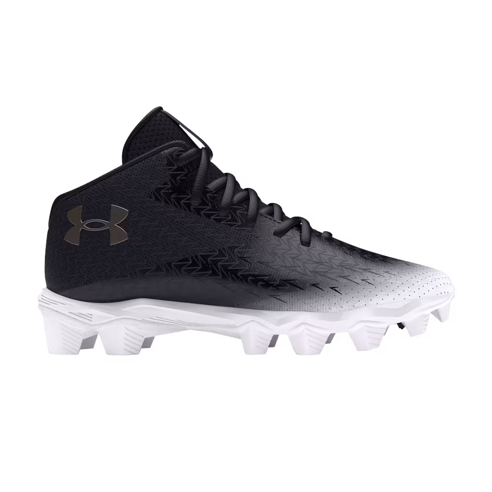 Under Armour Spotlight Franchise 4 RM Wide GS Black Metallic Gun Metal