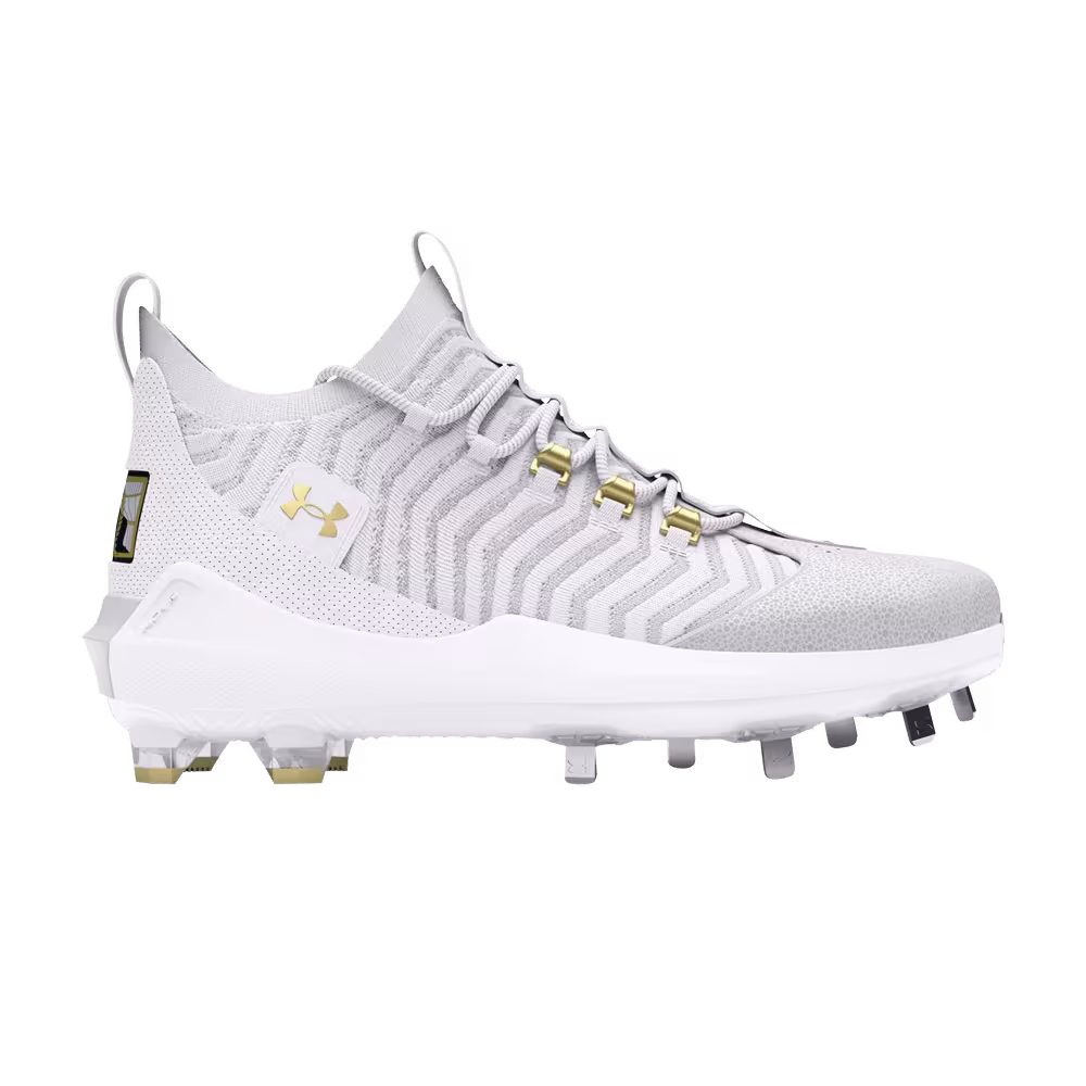 Under Armour Harper 9 Pro ST White Metallic Gold