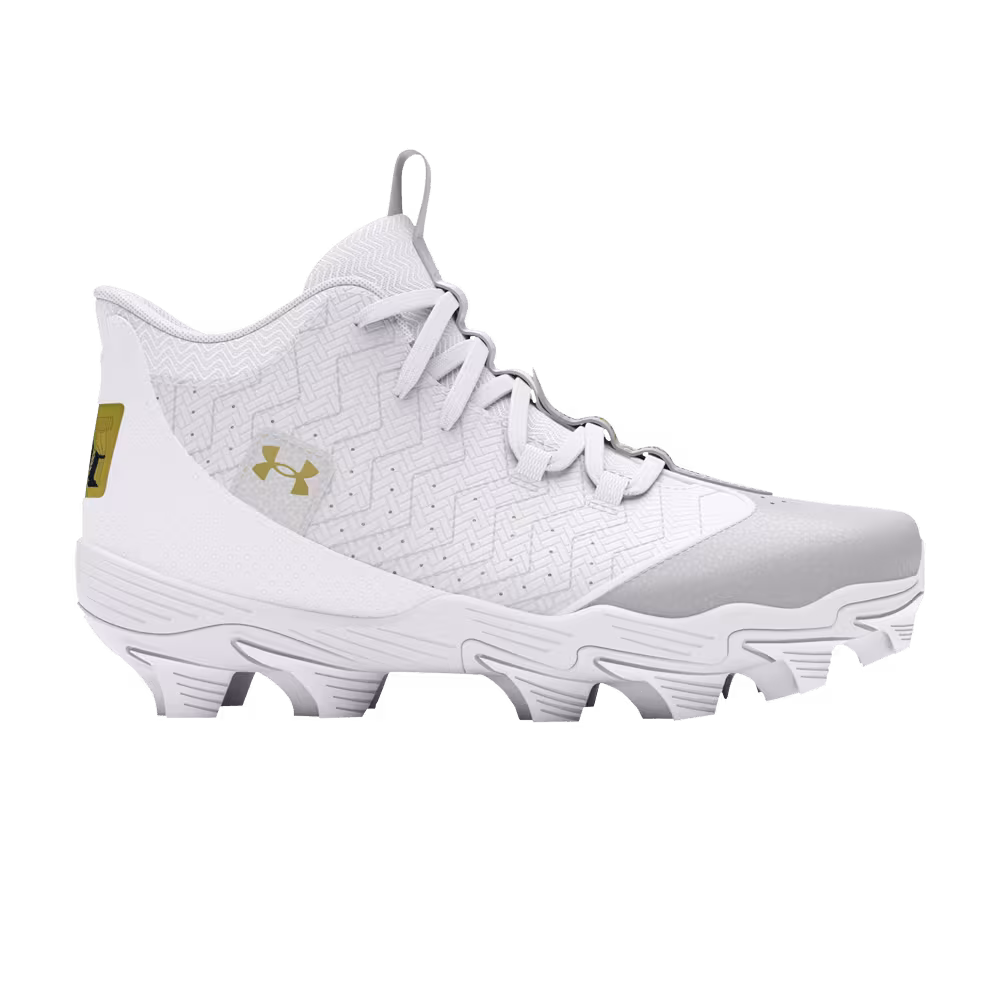 Under Armour Harper 9 RM Jr White Metallic Gold