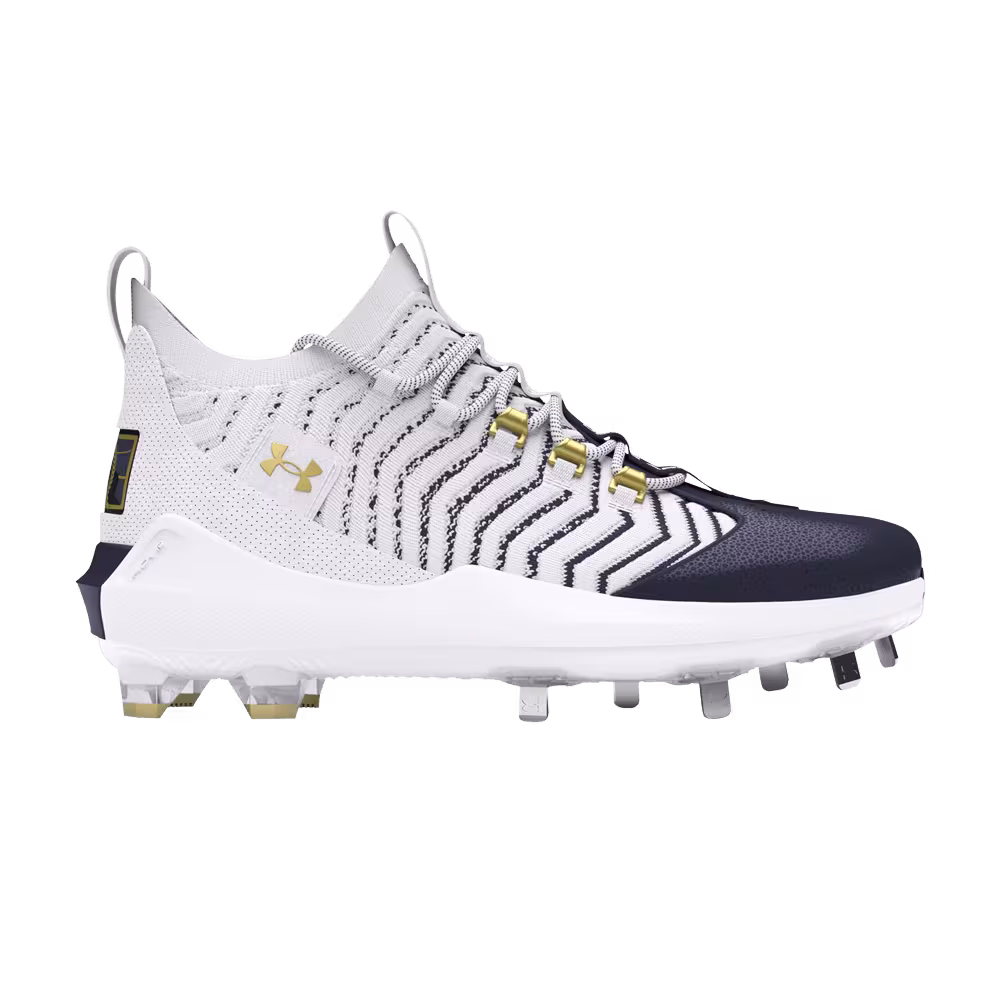 Under Armour Harper 9 Pro ST White Midnight Navy Gold