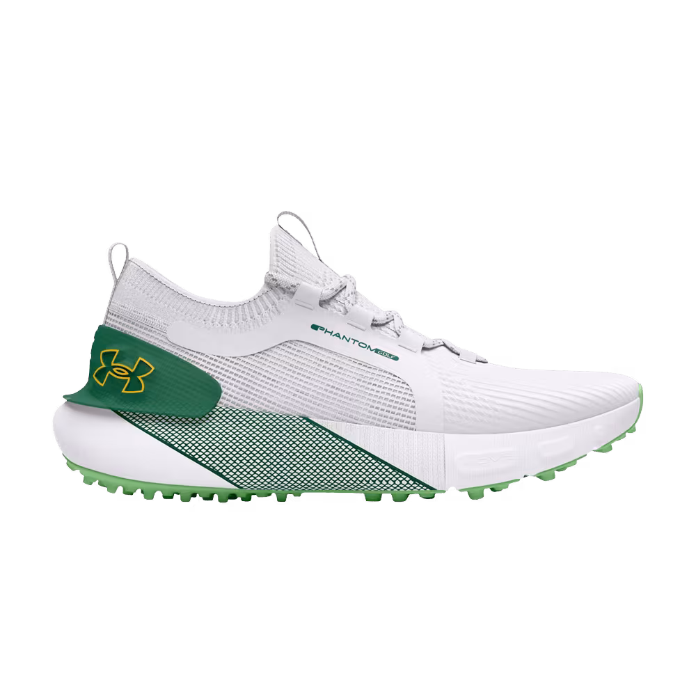 Under Armour HOVR Phantom LE Golf White Classic Green