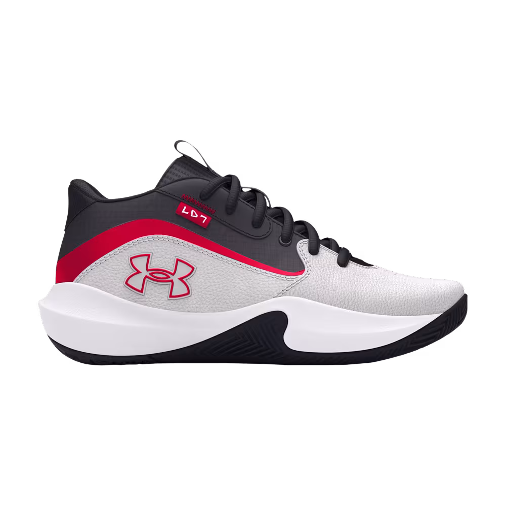 Under Armour Lockdown 7 GS Distant Grey Red