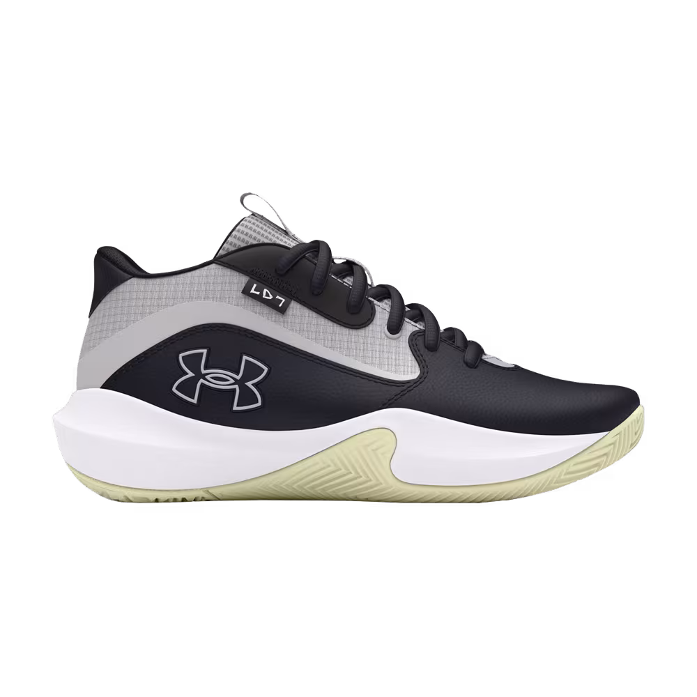 Under Armour Lockdown 7 GS Black Silt Distant Grey