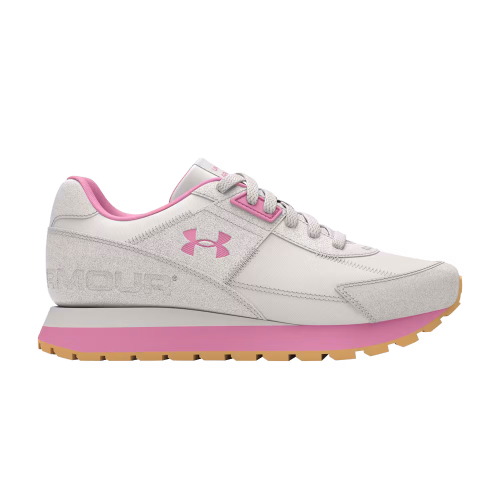 Under Armour Essential Runner GS White Clay Meta Pink