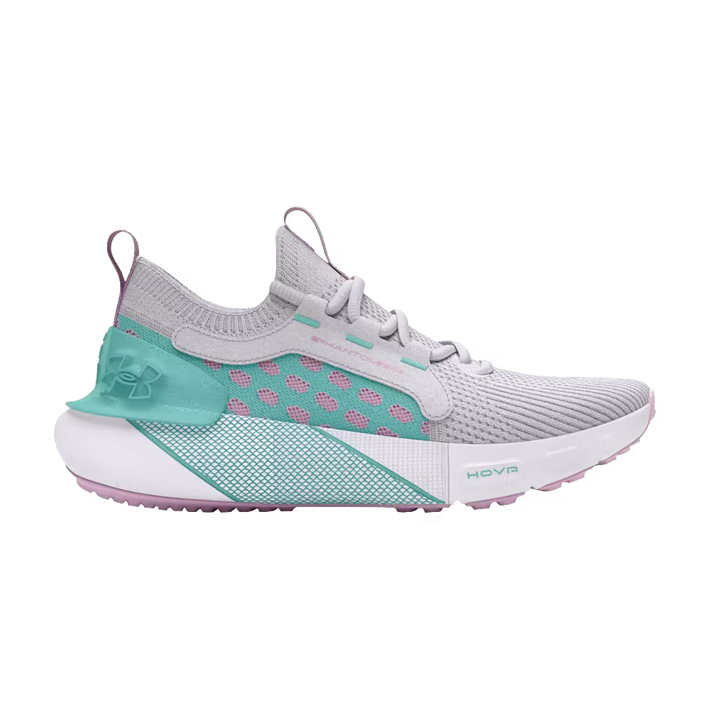 Under Armour HOVR Phantom 3 SE GS Halo Grey Radial Turquoise