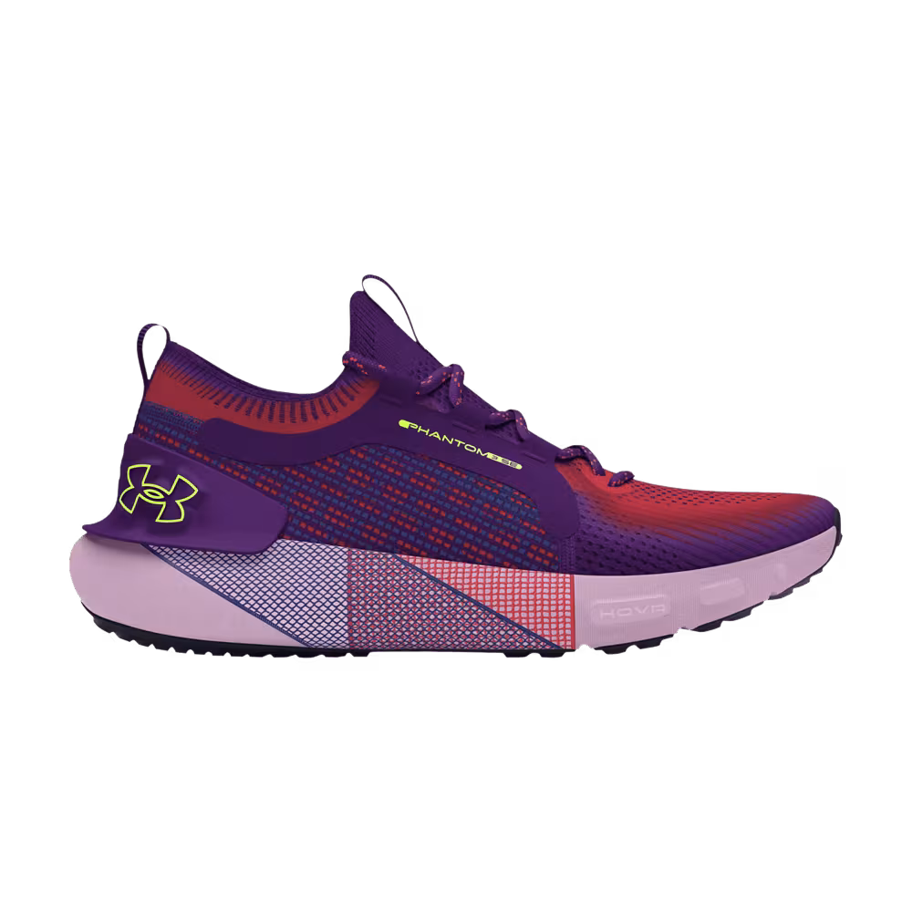 Under Armour HOVR Phantom 3 SE Purple Emerite Red Solstice