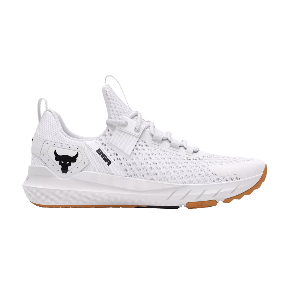 Under Armour Women's Project Rock BSR White Distant Grey