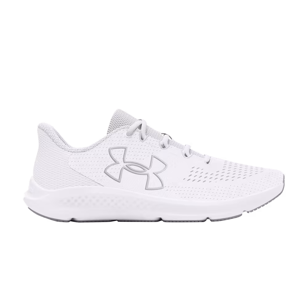 Under Armour Women's Charged Pursuit 3 Big Logo - White
