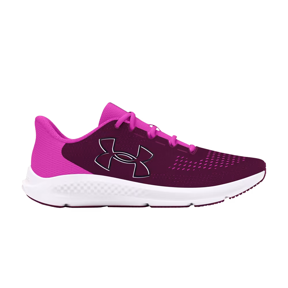 Under Armour Women's Charged Pursuit 3 Big Logo - Purple Gemini Vivid Magenta