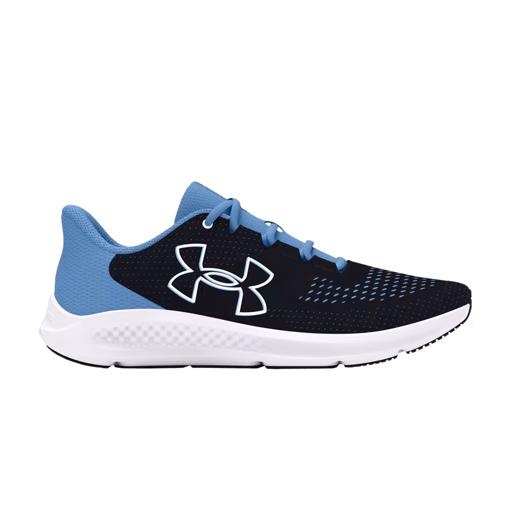 Under Armour Women's Charged Pursuit 3 Big Logo - Black Horizon Blue
