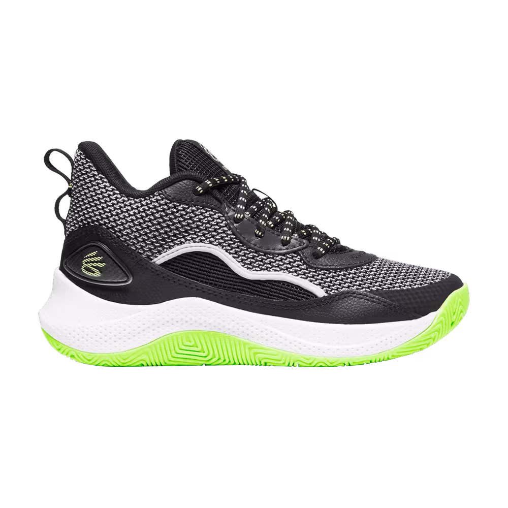 Under Armour Curry 3Zer0 24 GS Black White Lime