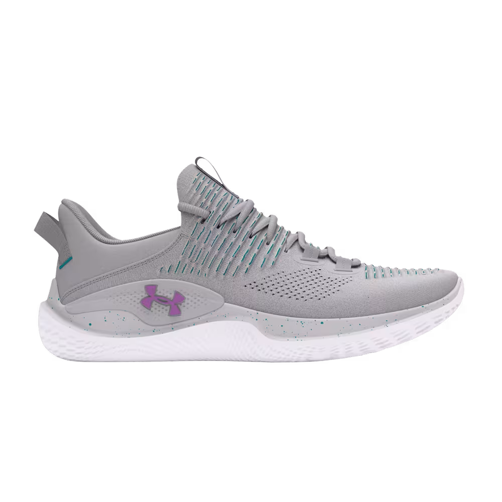Under Armour Women's Flow Dynamic IntelliKnit Halo Grey Provence Purple