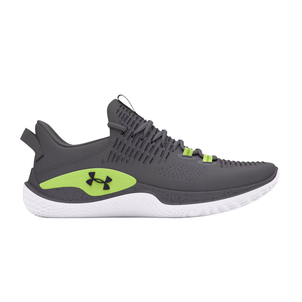 Under Armour Flow Dynamic IntelliKnit Titan Grey Morph Green