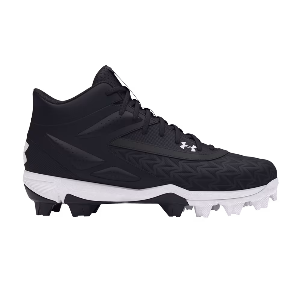 Under Armour Leadoff Mid RM 3.0 Jr Black White
