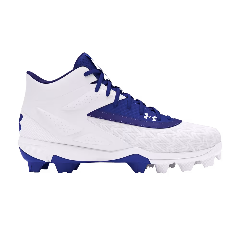 Under Armour Leadoff Mid RM 3.0 Jr Royal White