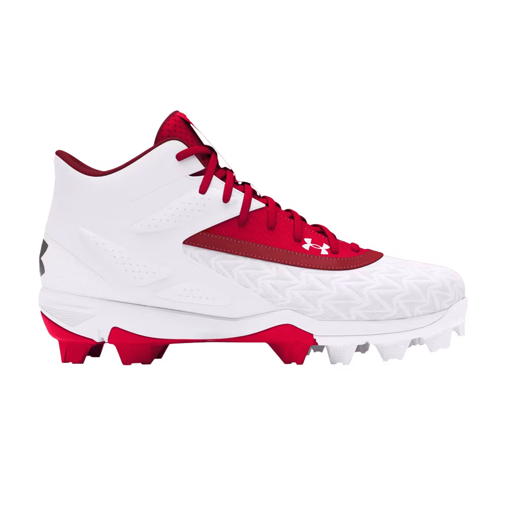 Under Armour Leadoff Mid RM 3.0 Jr Red White